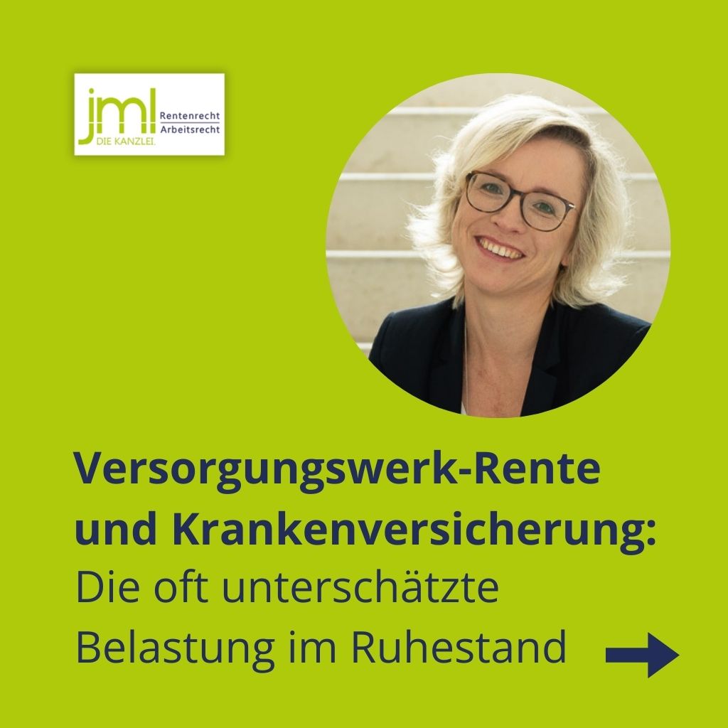 Versorgungswerk-Rente und Krankenversicherung