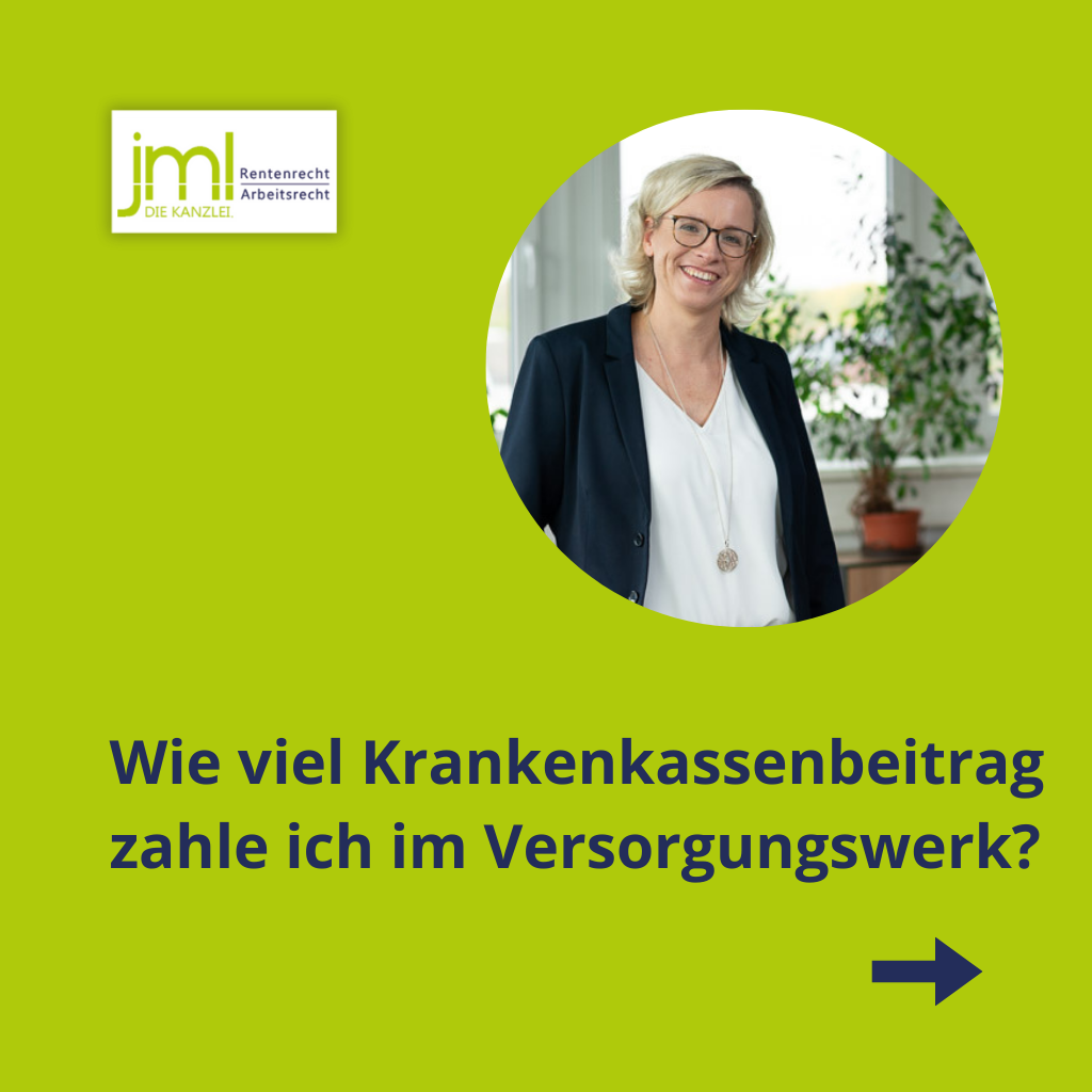Wie viel Krankenkassenbeitrag zahle ich im Versorgungswerk?
