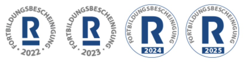 Fortbildungsbescheinigungen Rentenberatung